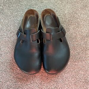 birkenstock boston clogs size 39 black
